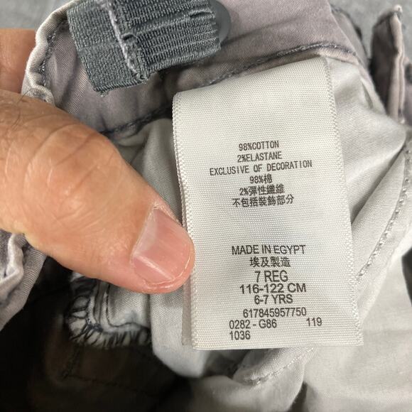 Levi’s Shorts Boys Size 7 Gray Slim Fit Adjustable Waist Casual Summer Cotton - Picture 4 of 6